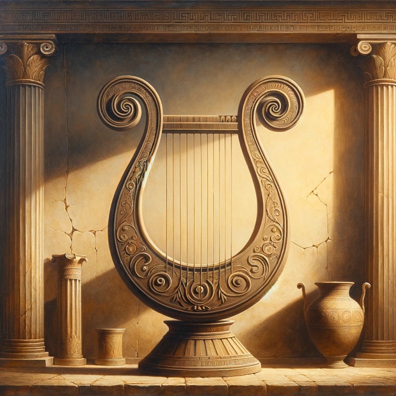 Старинный музыкальный инструмент