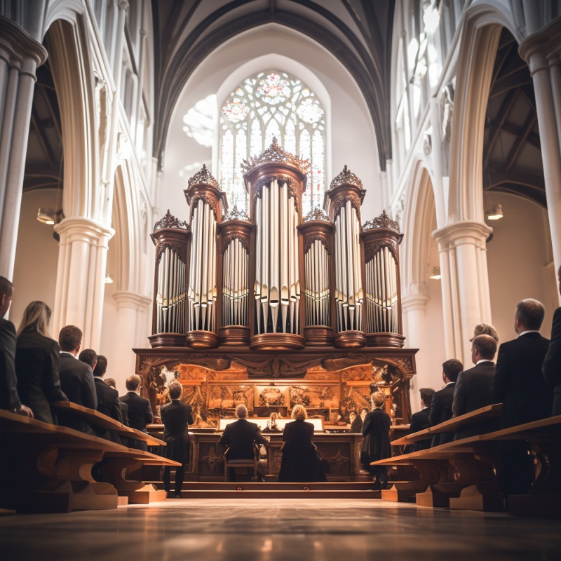 Музыка органа в храме