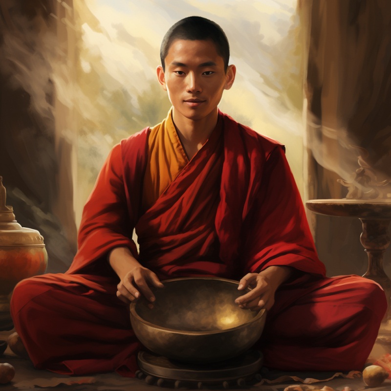 Тибетский монах