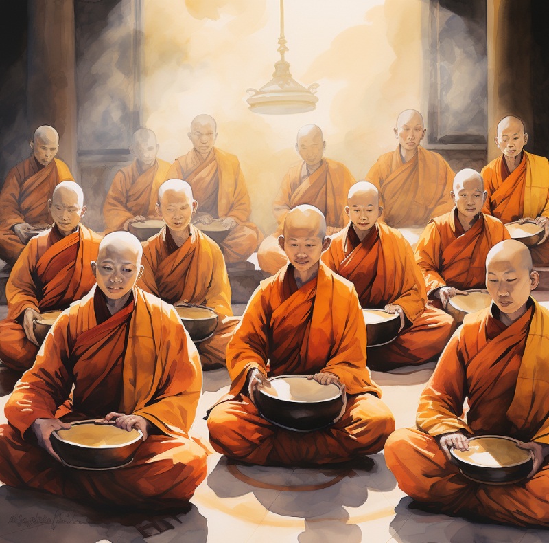 Монахи из Тибета