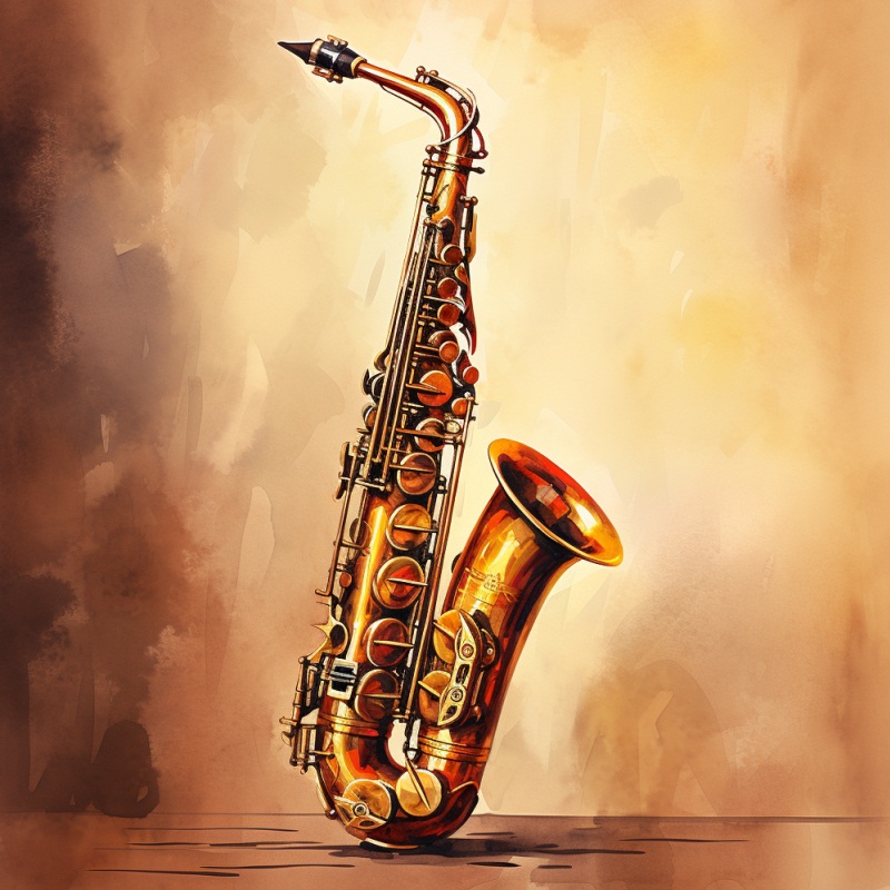 Музыкальный инструмент саксофон-тенор