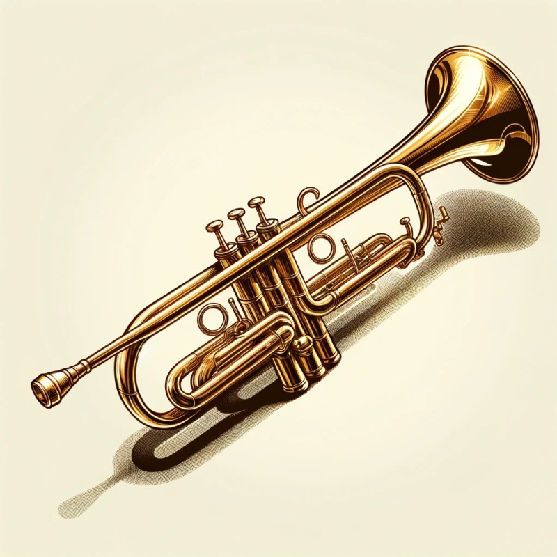Музыкальный инструмент труба