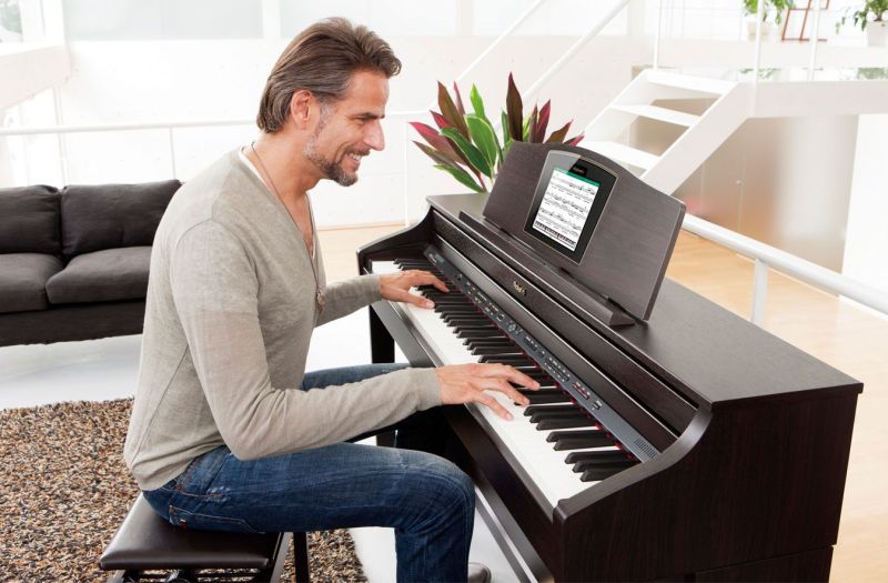 Игра на цифровом пианино
